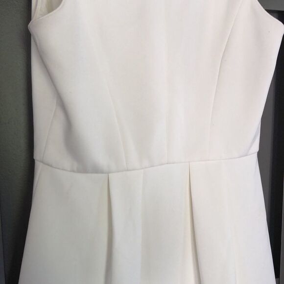 Vince Camuto ivory skater style zip dress 8 - Picture 6 of 11